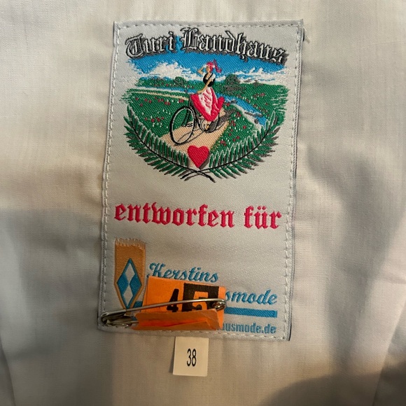 German Austrian Oktoberfest Vintage Dress - 38 / 8 - Picture 2 of 10